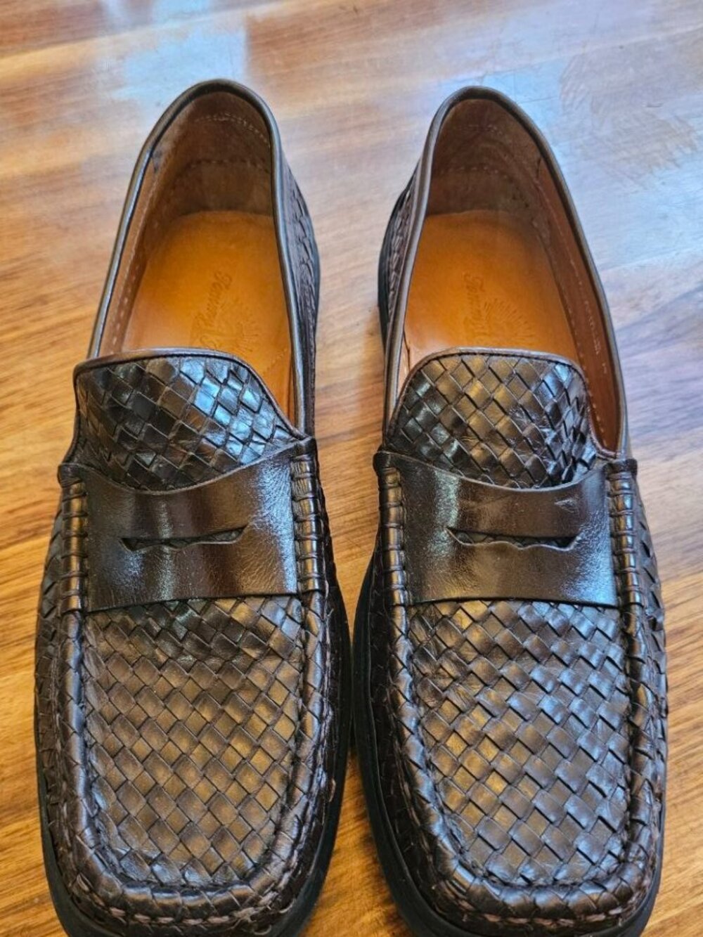 Tommy Bahama Weaved Crossroads (TB 239) Espresso Slip On Mens Size US 8